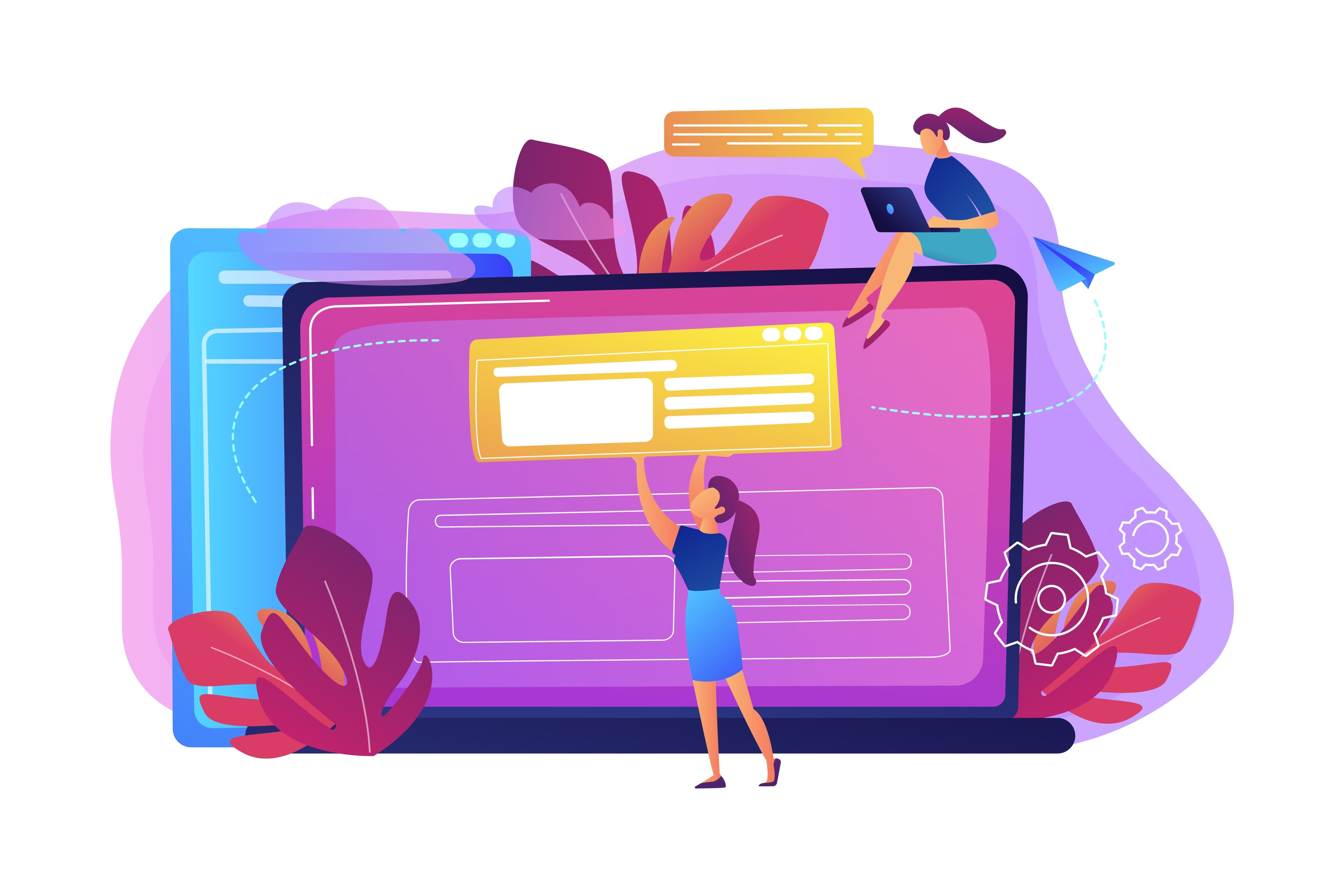 Illustration of collecting feedback