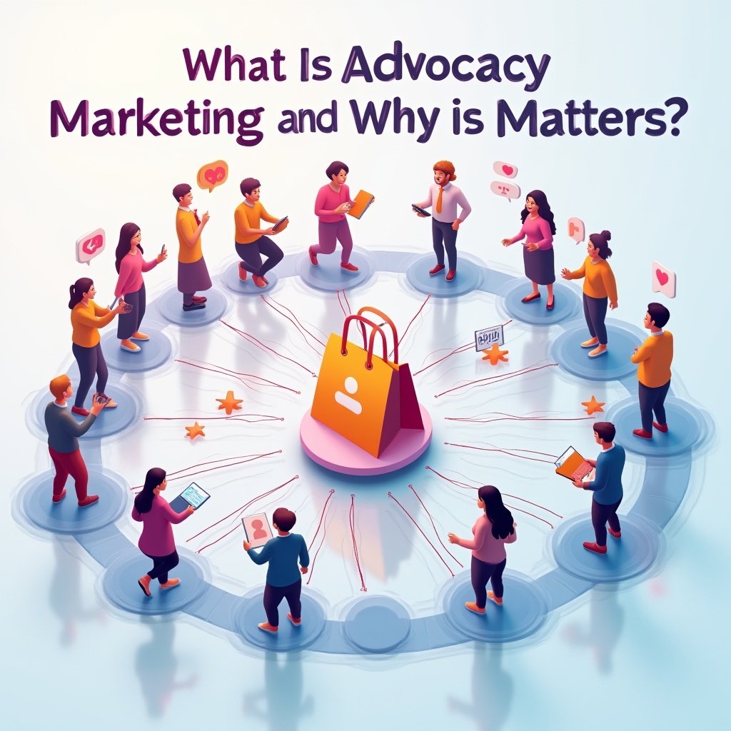 Illustration showing the ripple effect of advocacy marketing