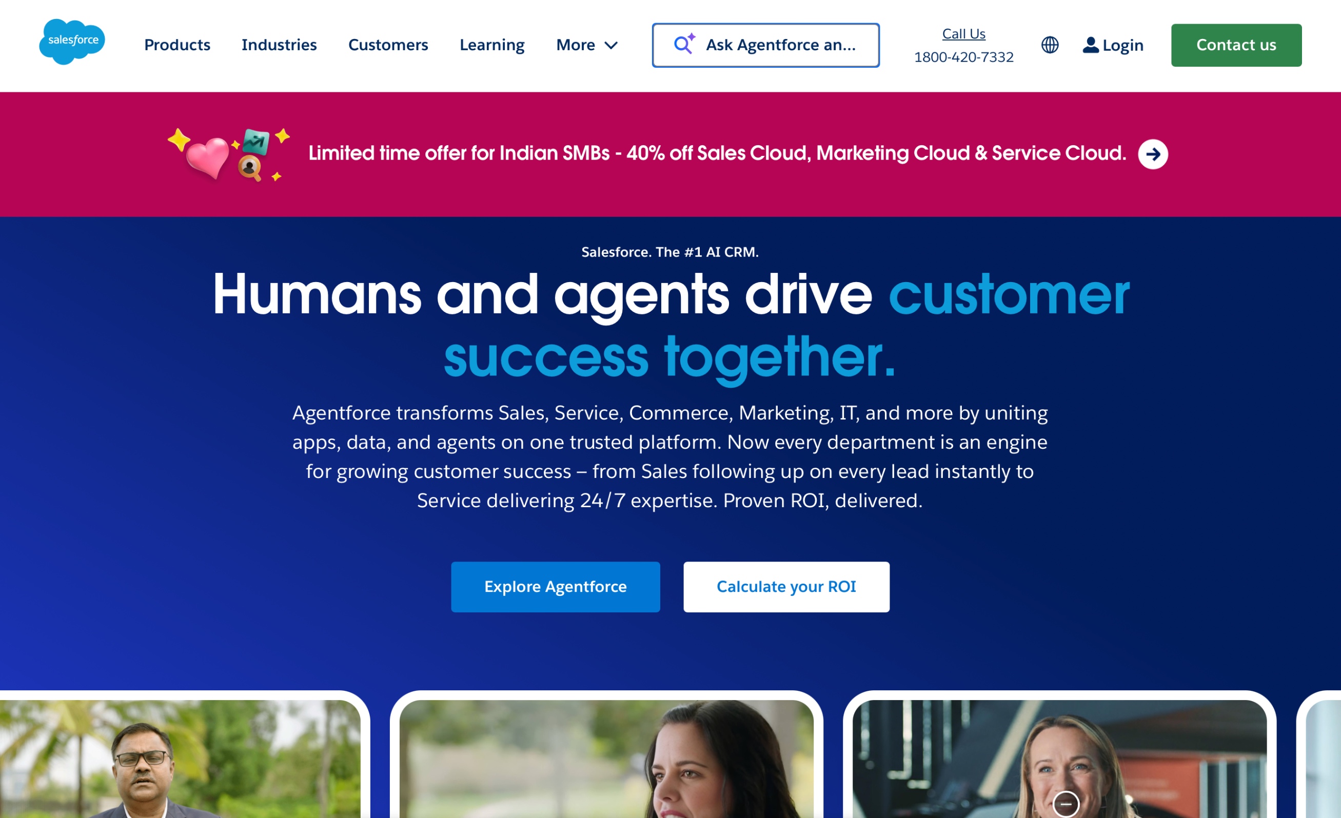 Salesforce Homepage Screenshot