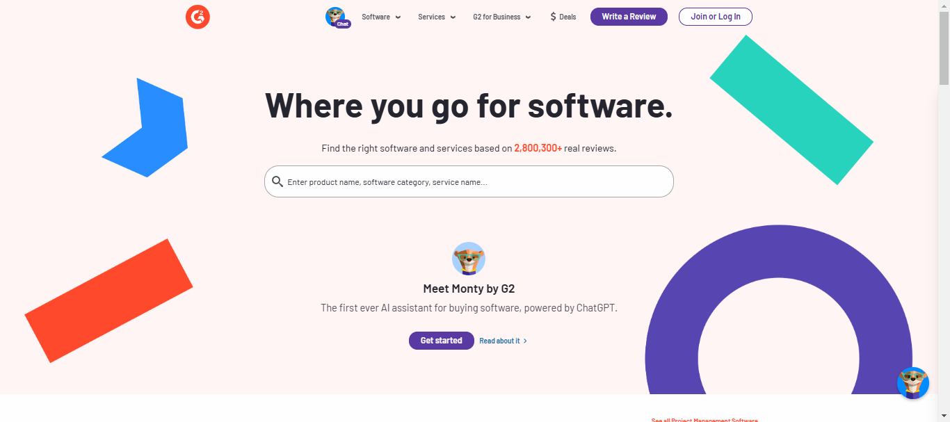 Screenshot of Trustpilot 
